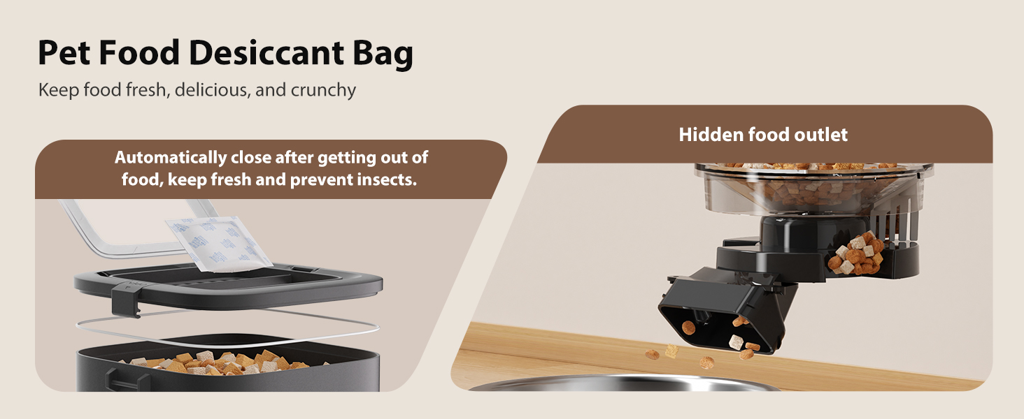 Black Pawbilt 5L Smart Pet Feeder Image