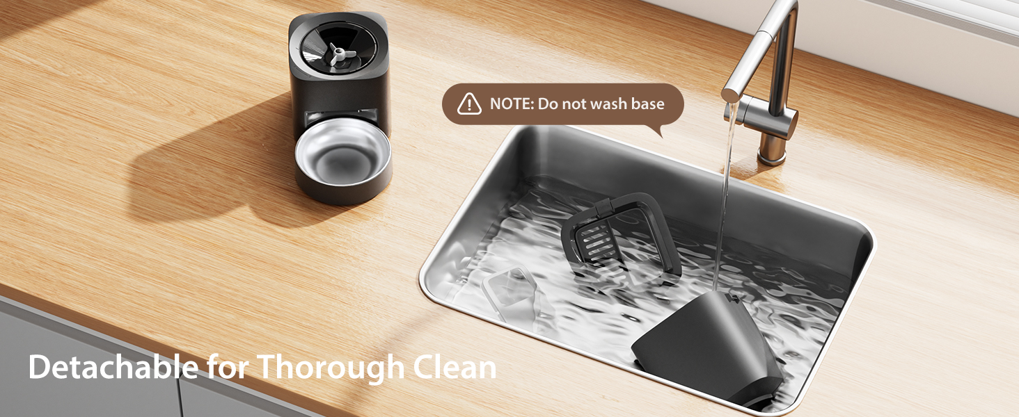 Black Pawbilt 5L Smart Pet Feeder Image