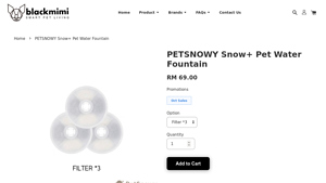 PETSNOWY - Snow+ Pet Water Fountain