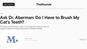 Modern Animal - Cat Dental Care Essentials