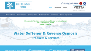 Blue Fountain Water - Water Softener & Filtration Systems