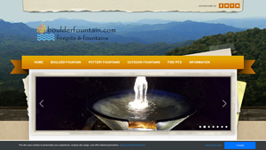 Boulder Fountain - Mint Julep Waffle Jar