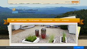 Boulder Fountain - Unique Stone Patio Deck Fountains