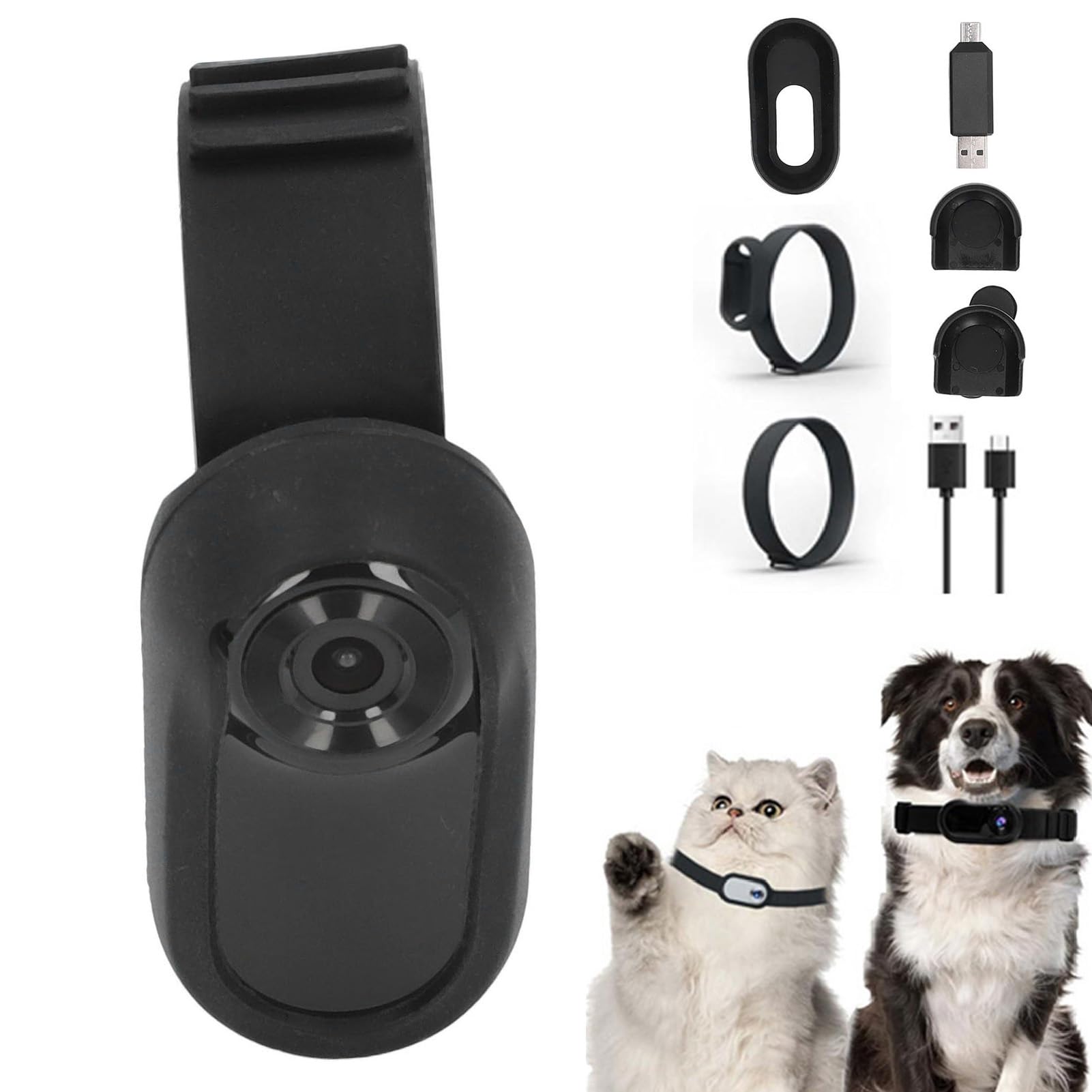 An application scenario or product detail of camera collar for dogs - Image 1