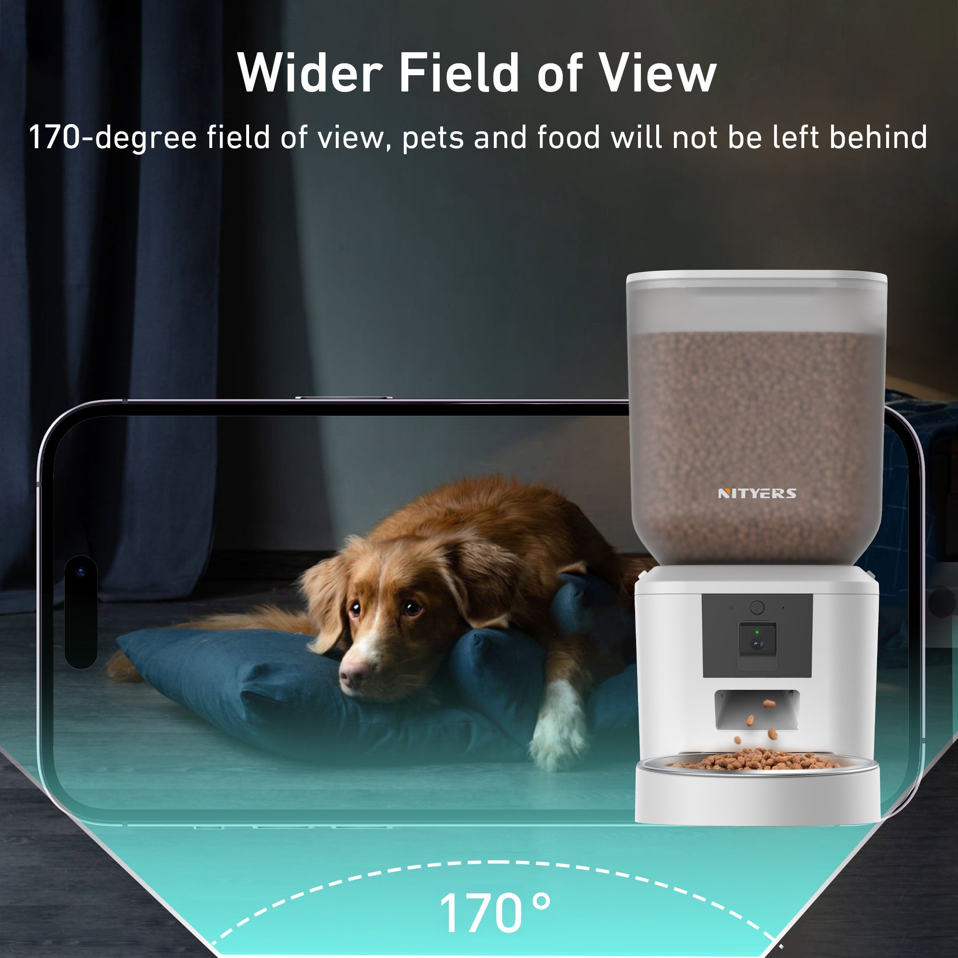 An application scenario or product detail of camera dog feeder - Image 1