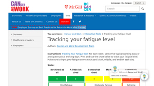 Cancer and Work - Workplace Support Tools