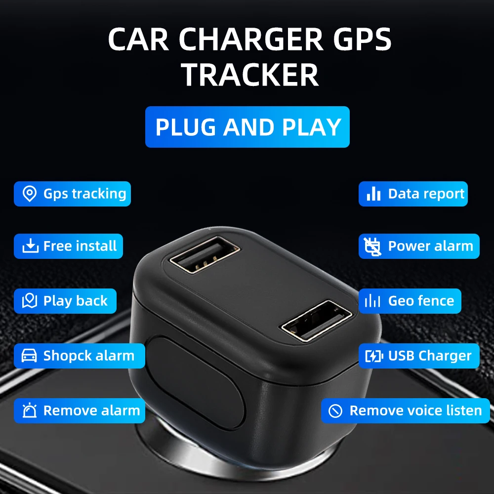 An application scenario or product detail of car charger gps tracking device - Image 23