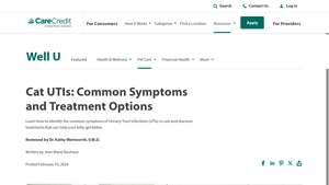 CareCredit - Cat UTI Awareness