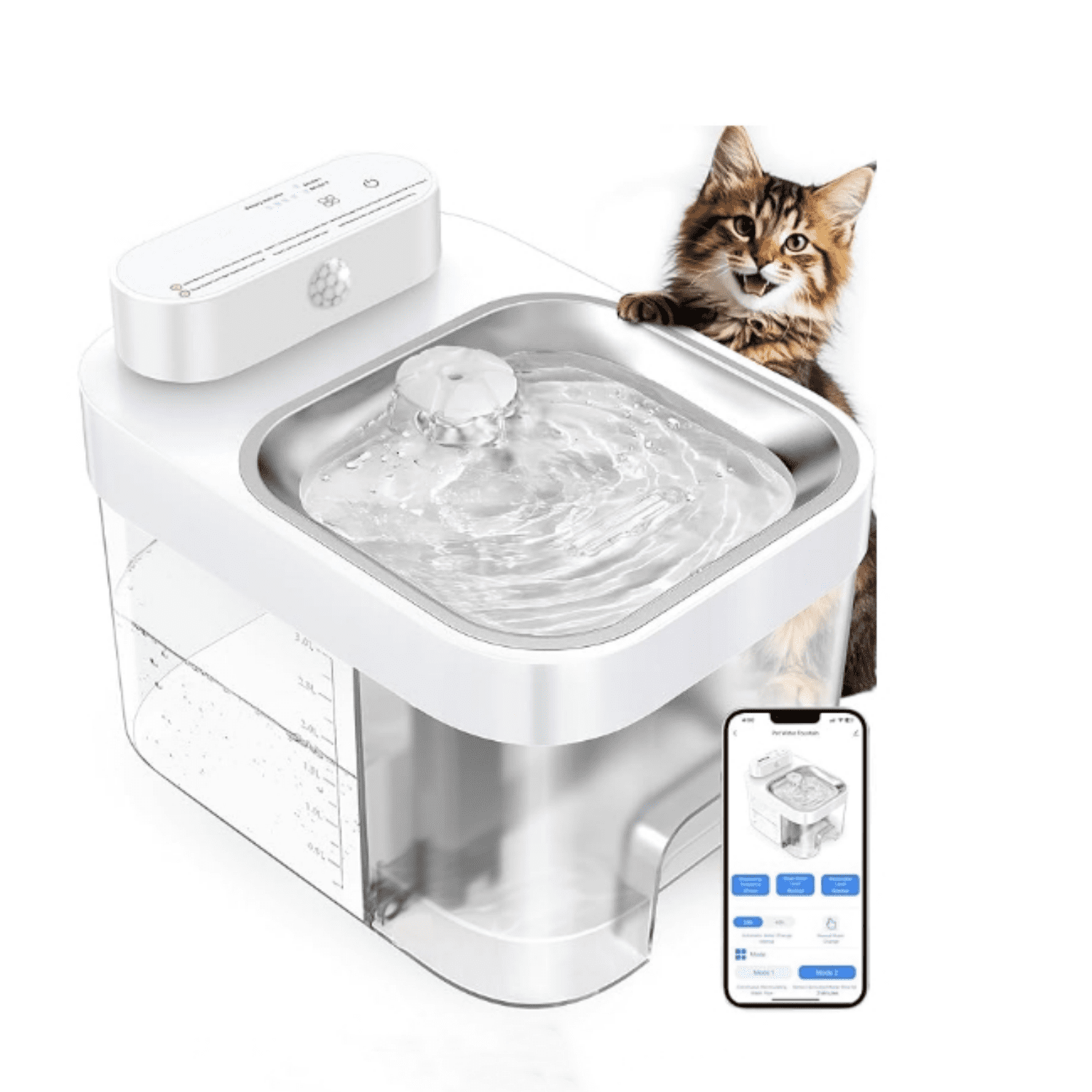 An application scenario or product detail of cat automatic water dispenser - Image 20