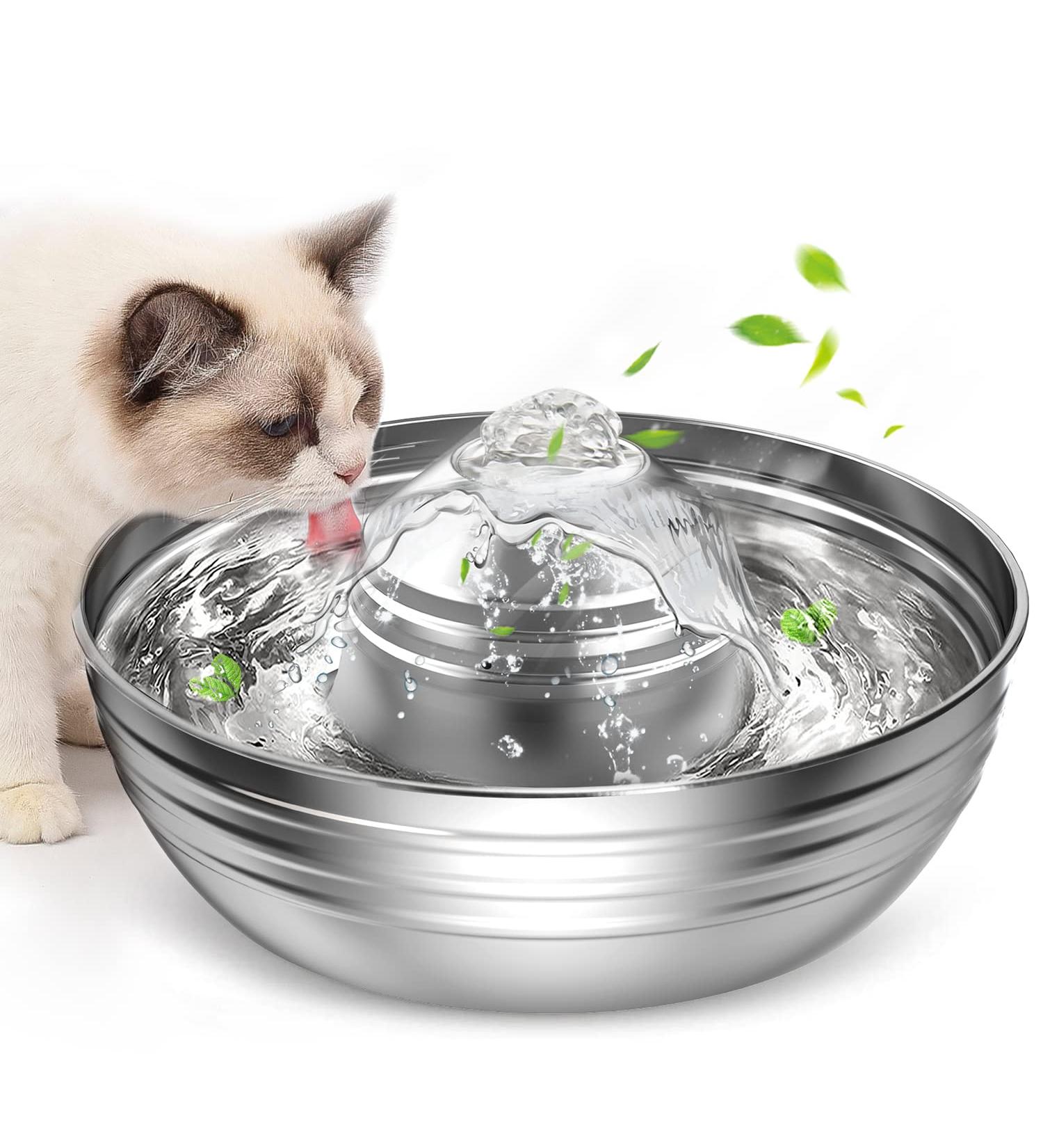An application scenario or product detail of cat bowl water fountain - Image 20