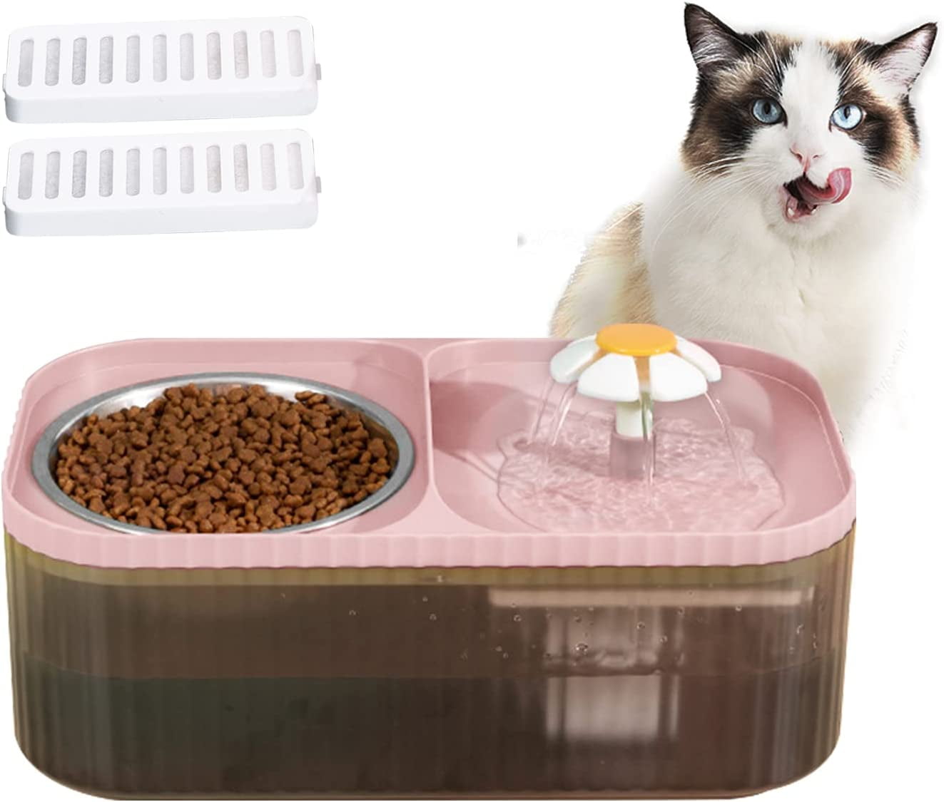 An application scenario or product detail of cat bowl with running water - Image 6