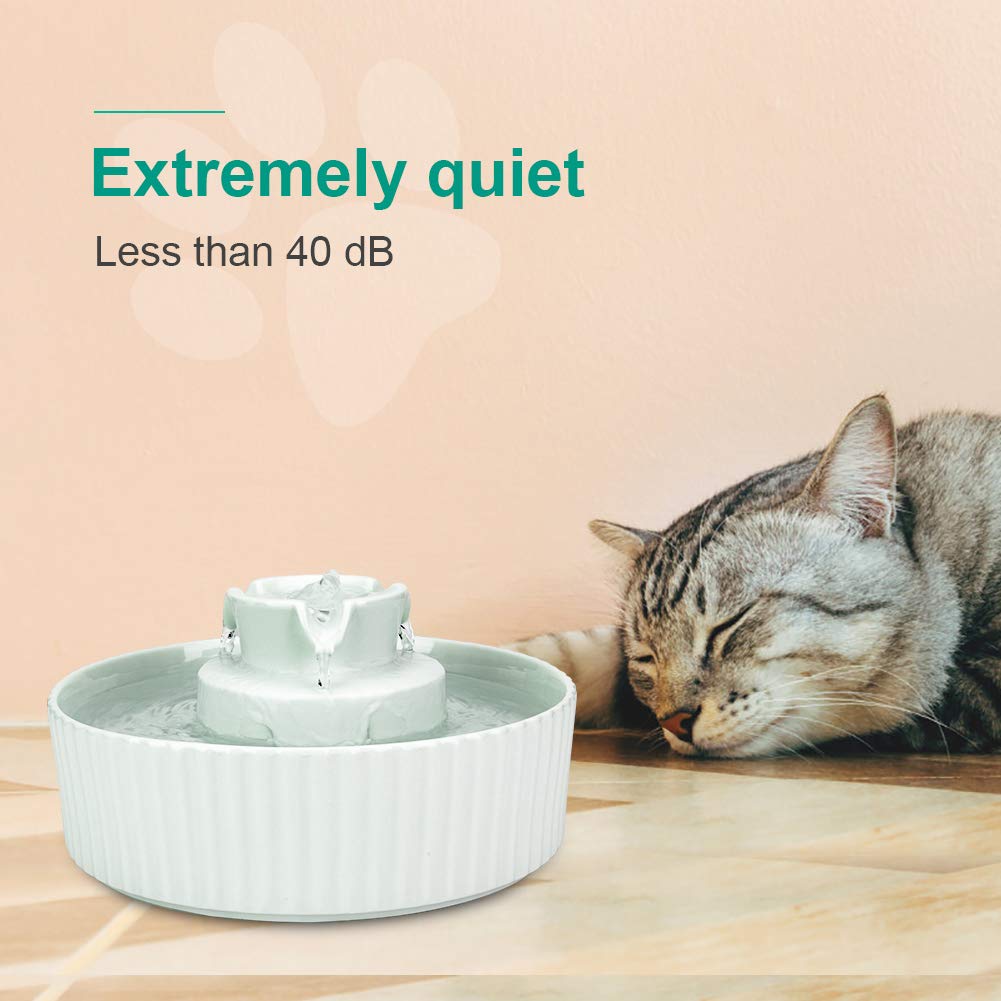 An application scenario or product detail of cat ceramic drinking fountain - Image 18