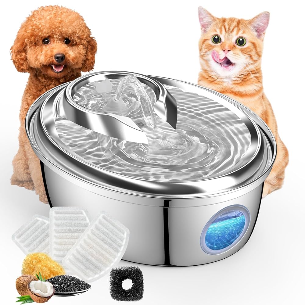 An application scenario or product detail of cat drinking from fountain - Image 17