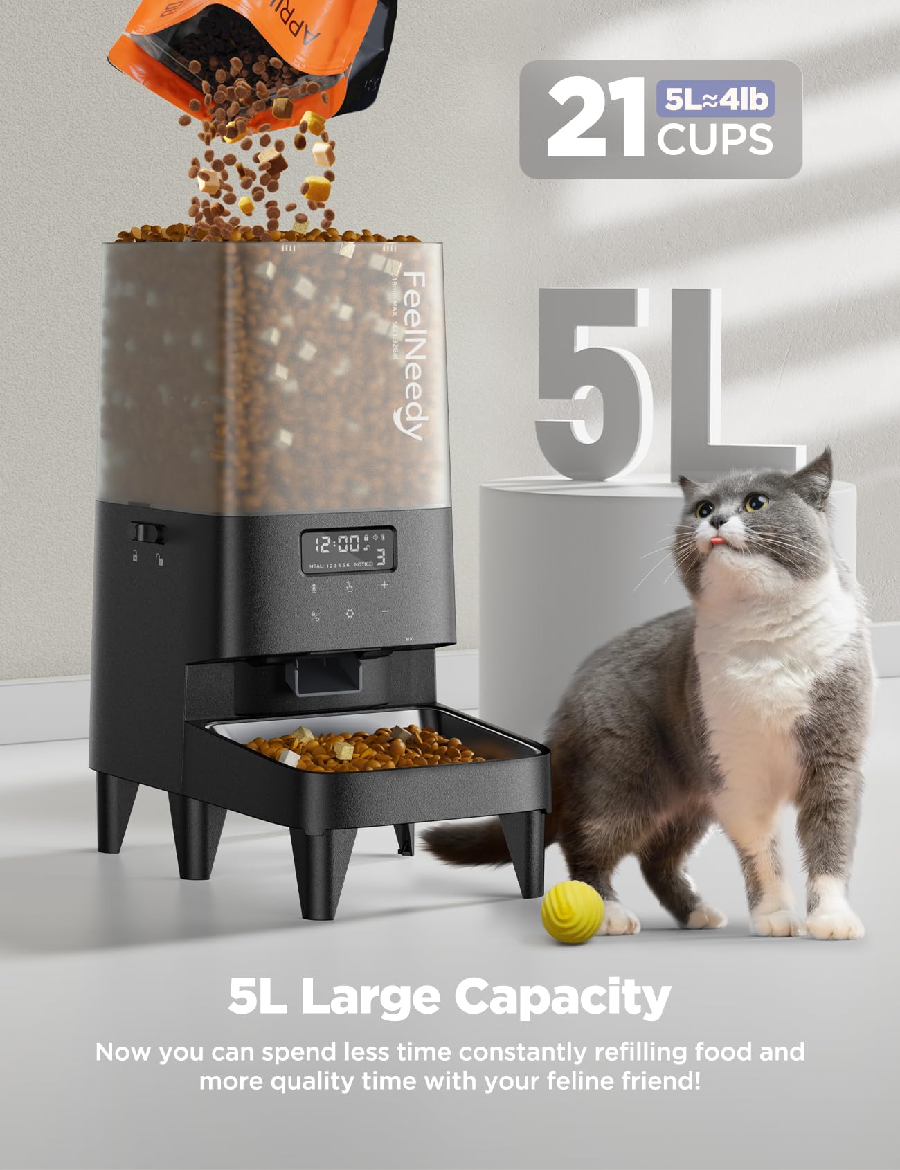 An application scenario or product detail of cat feeder app - Image 13