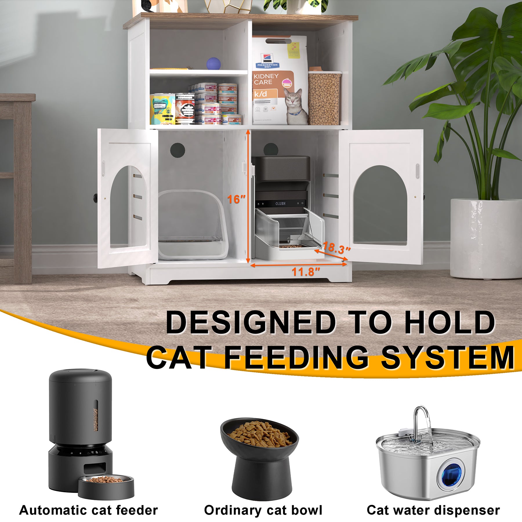 An application scenario or product detail of cat feeder box - Image 19