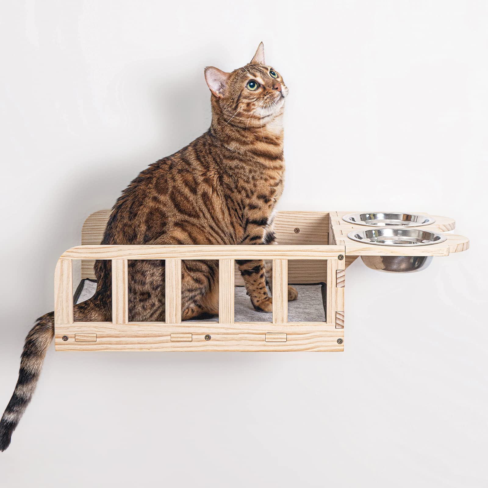 An application scenario or product detail of cat feeder shelf - Image 12