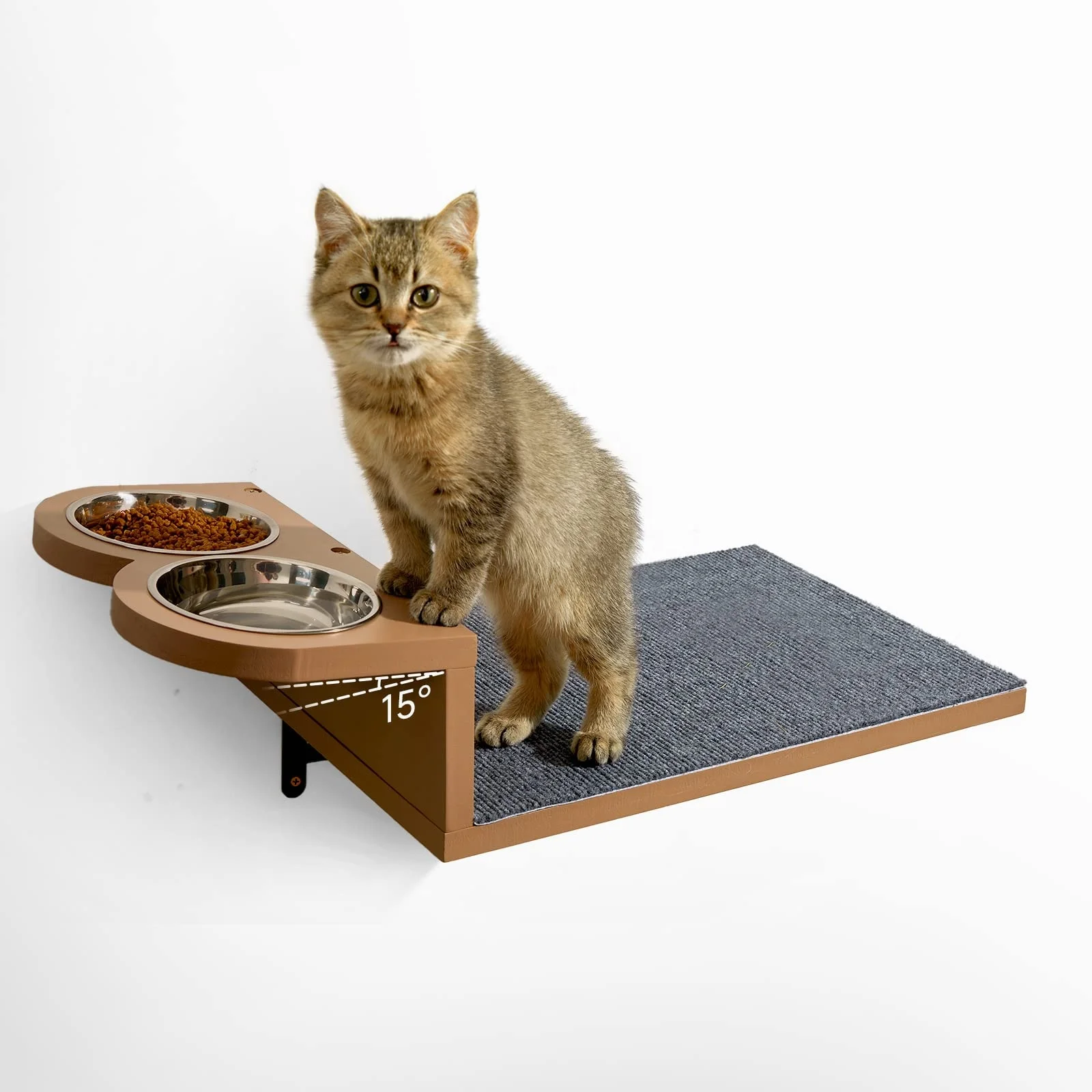An application scenario or product detail of cat feeder shelf - Image 13
