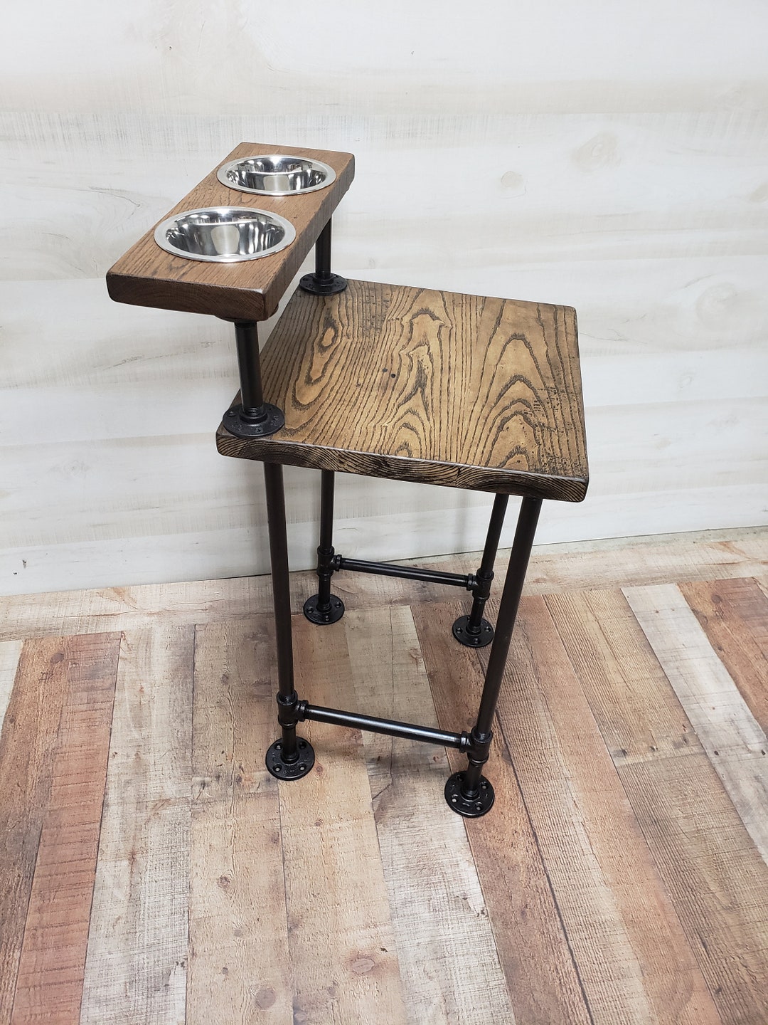 An application scenario or product detail of cat feeder table - Image 1