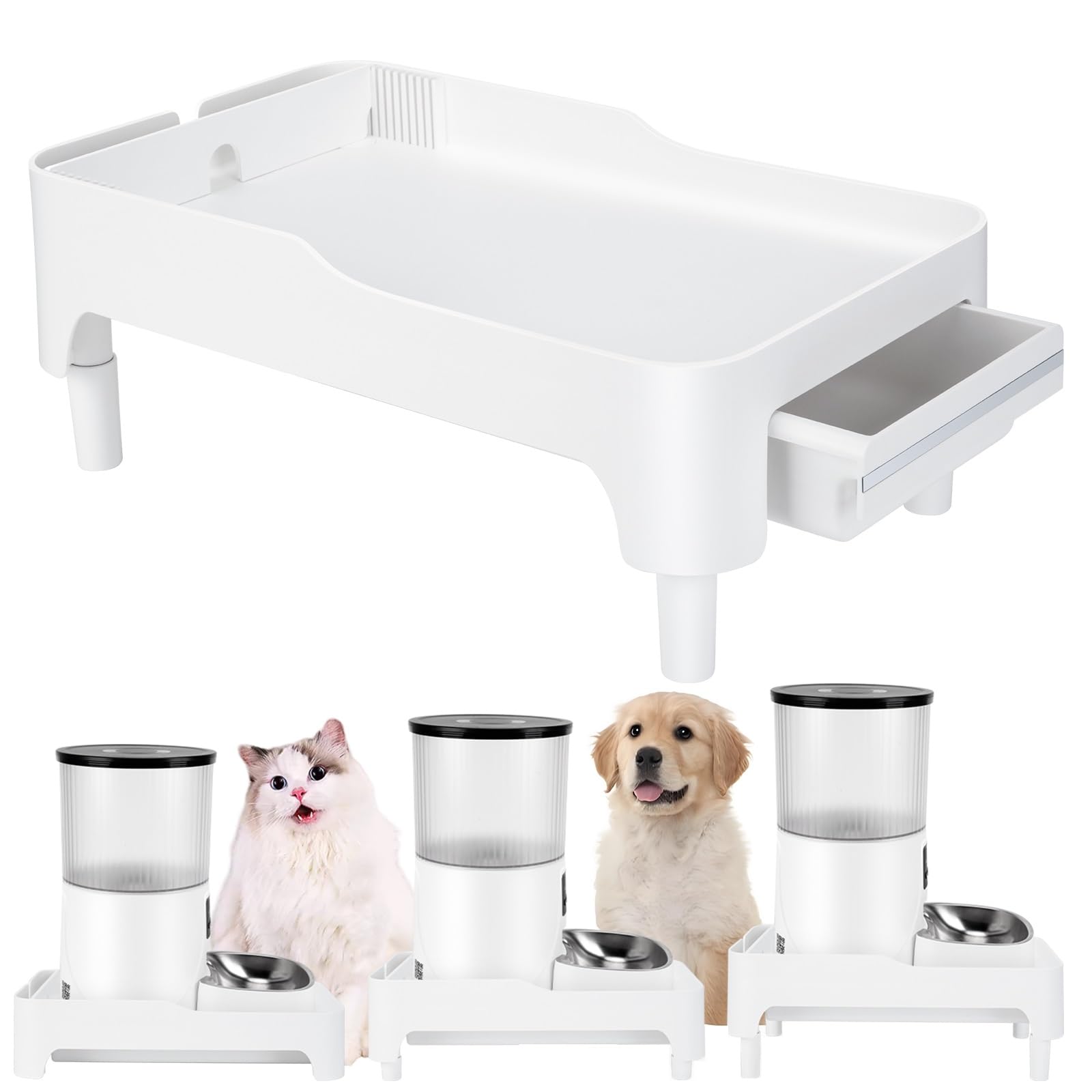 An application scenario or product detail of cat feeder table - Image 12