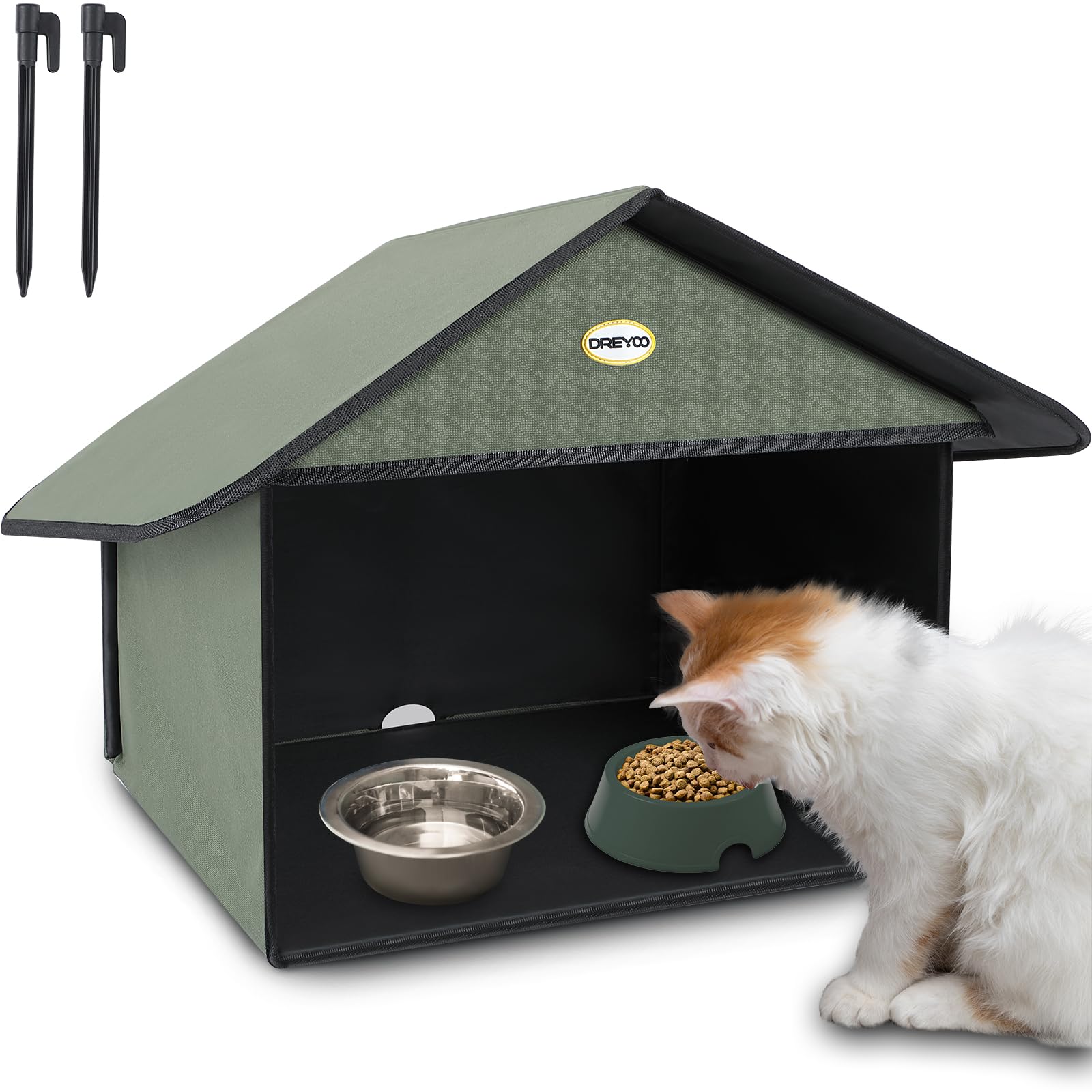 An application scenario or product detail of cat feeding station outdoor - Image 5