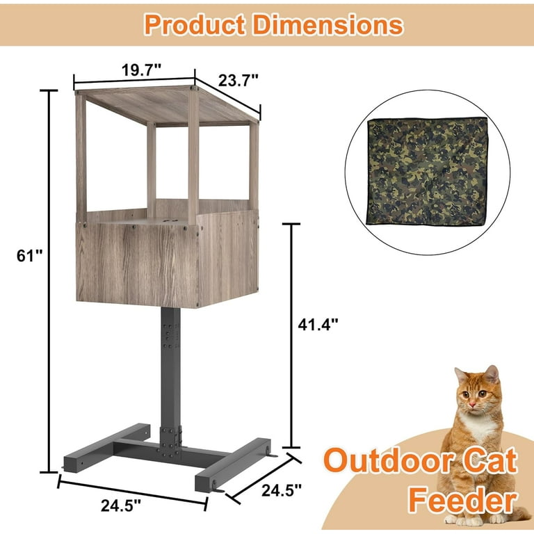 An application scenario or product detail of cat feeding station outdoor - Image 6