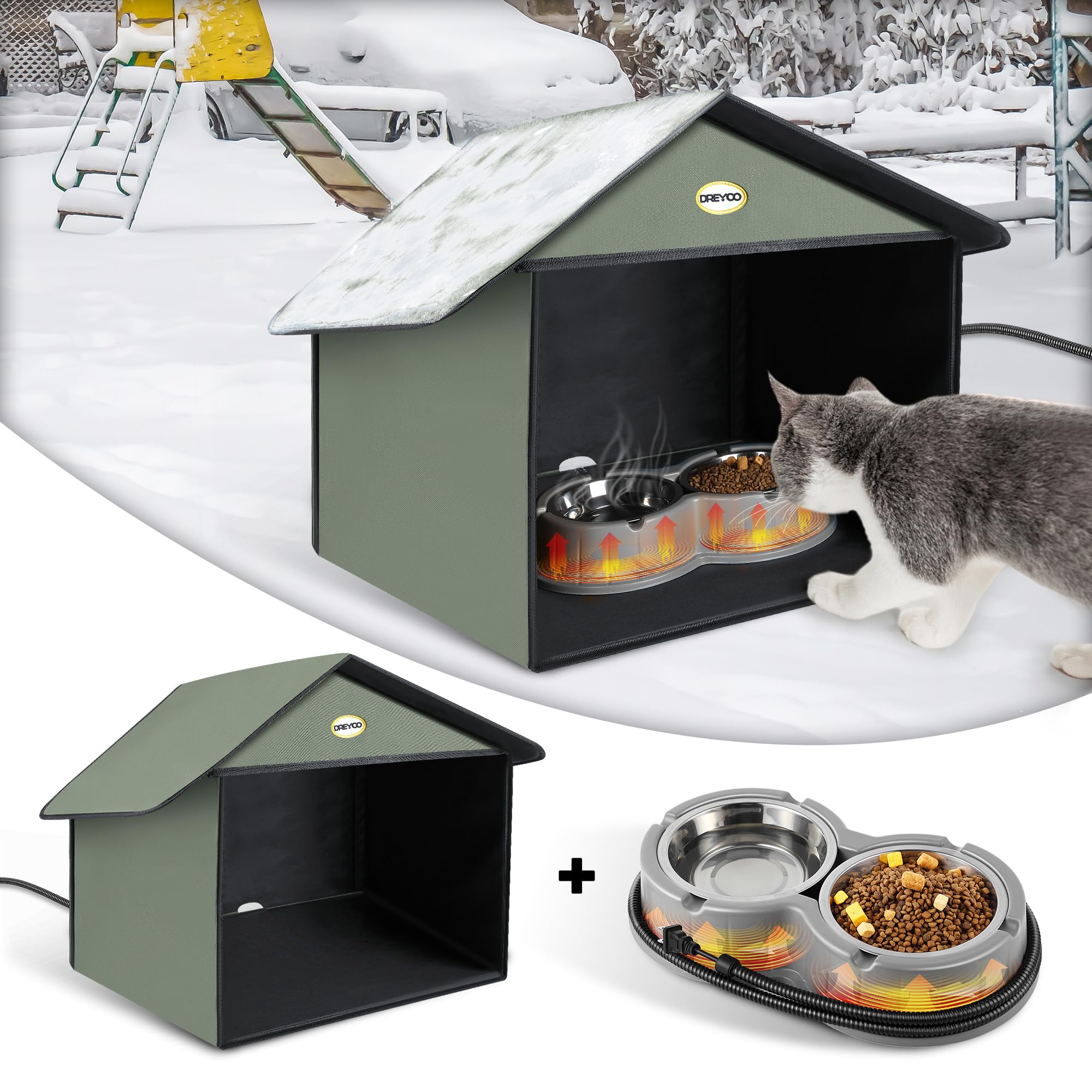 An application scenario or product detail of cat feeding station outdoor - Image 11
