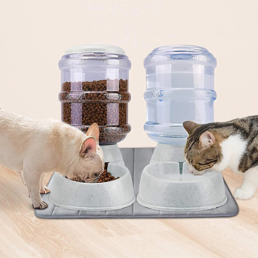 An application scenario or product detail of cat food bowl that opens with collar - Image 8