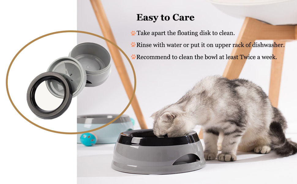 An application scenario or product detail of cat water bowl that can't be knocked over - Image 9