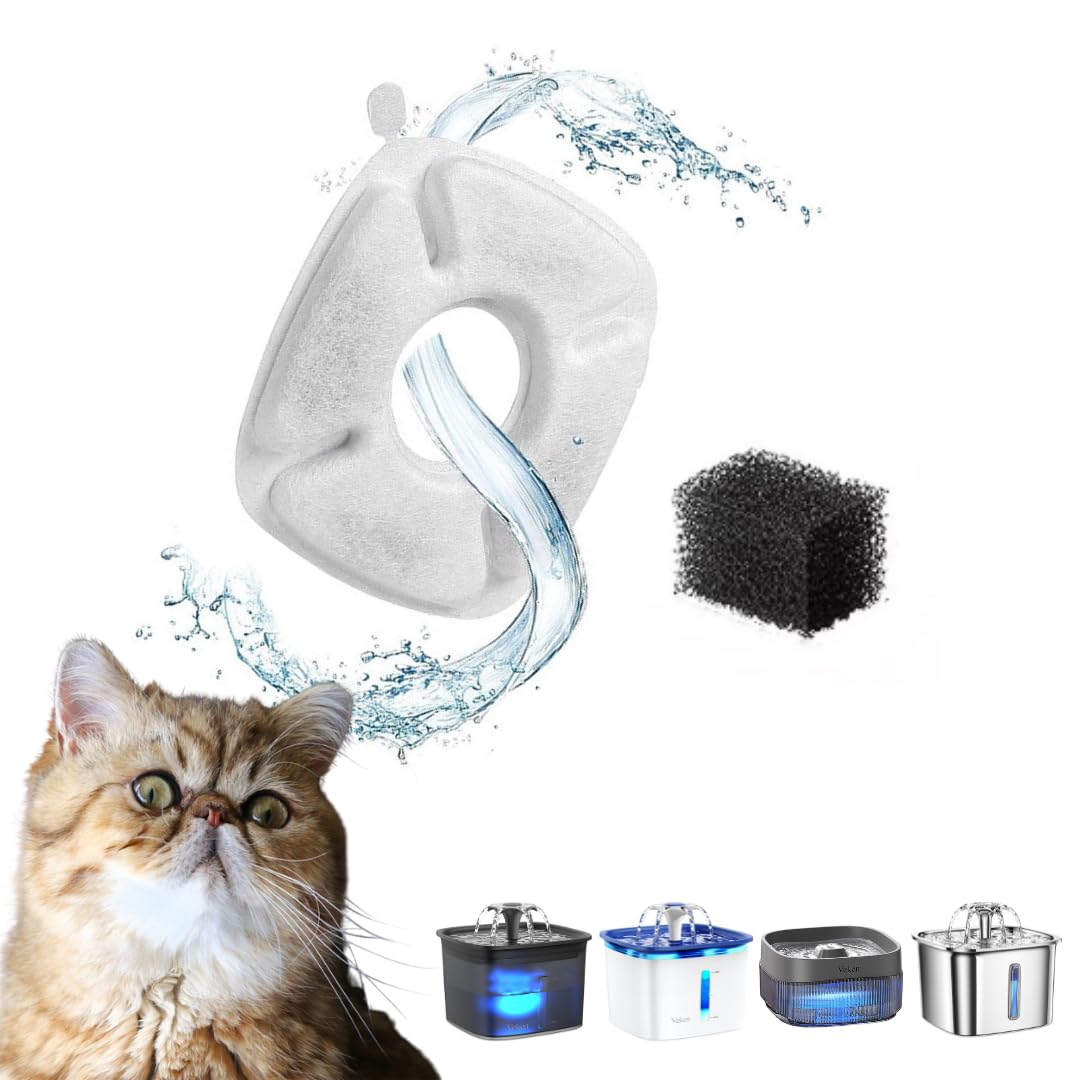 An application scenario or product detail of cat water fountain filter square - Image 1