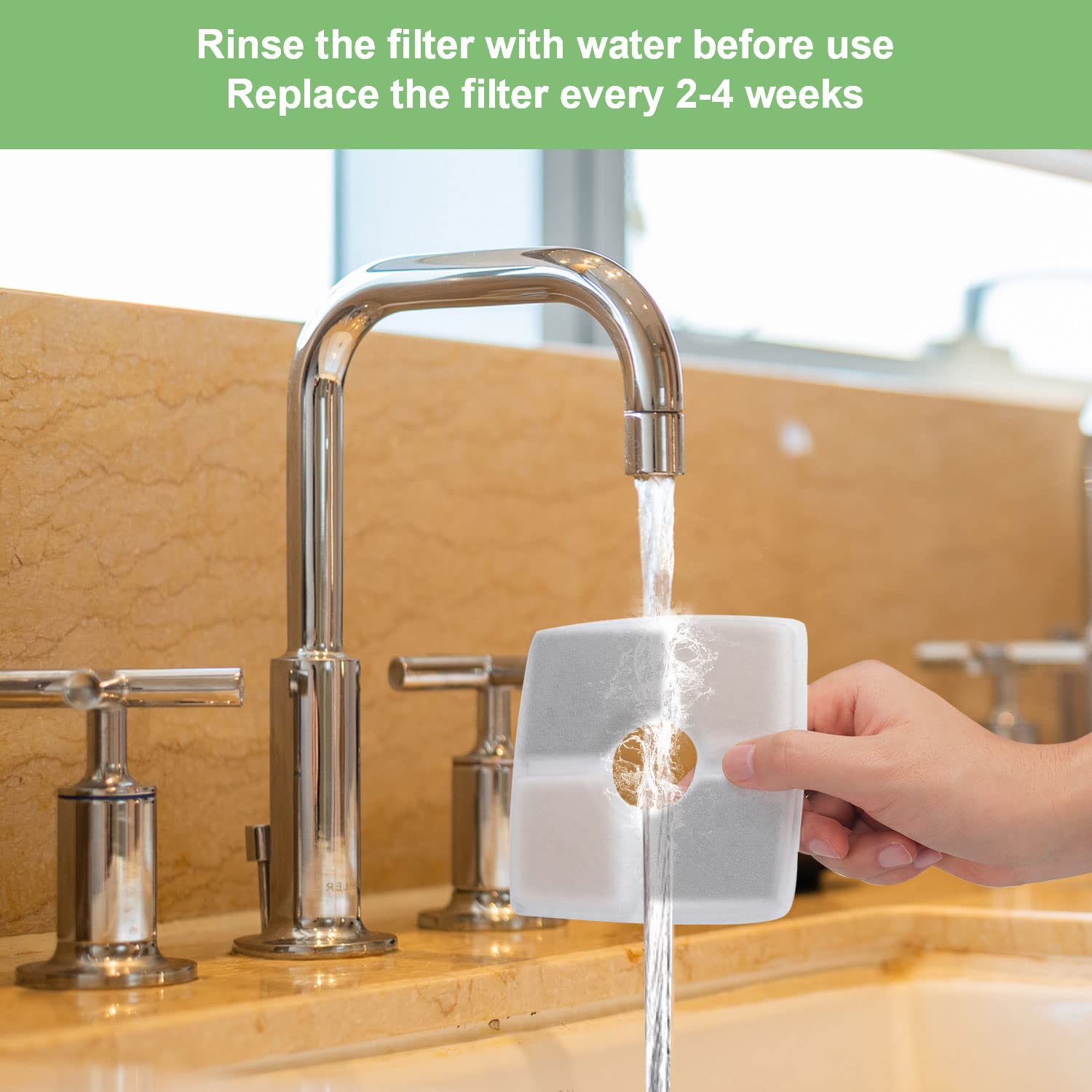 An application scenario or product detail of cat water fountain filter square - Image 4