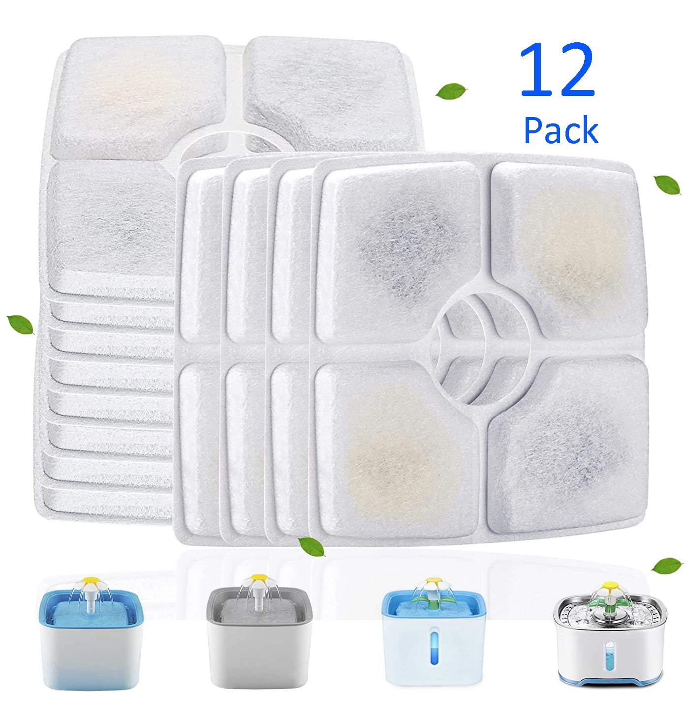 An application scenario or product detail of cat water fountain filter square - Image 23