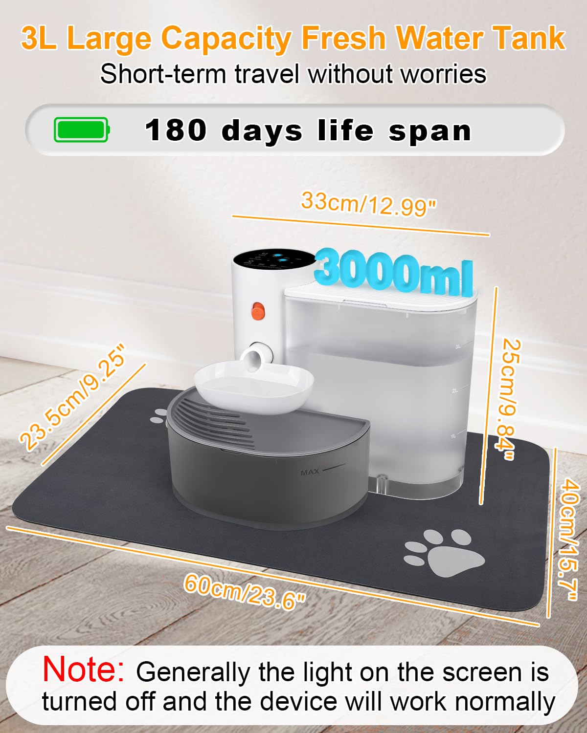 An application scenario or product detail of cat water fountain no filter - Image 11