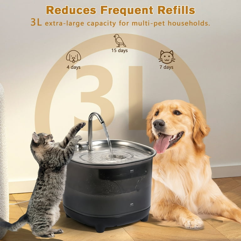 An application scenario or product detail of cat water fountain no filter - Image 17