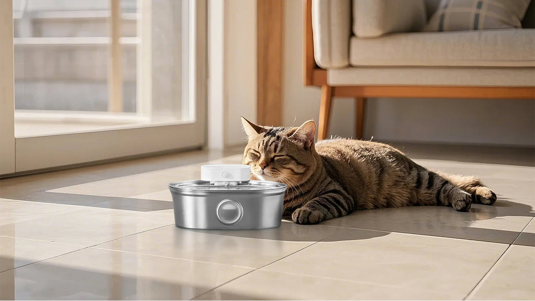 An application scenario or product detail of cat water fountain outdoor - Image 5