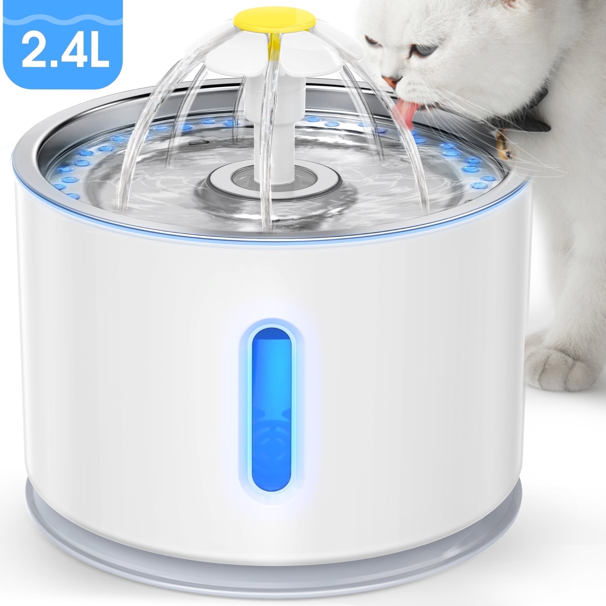 An application scenario or product detail of cat water fountain that doesn't get slimy - Image 4