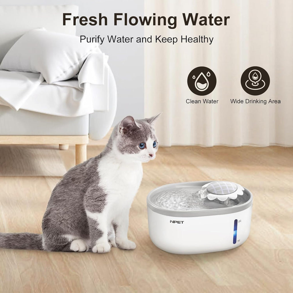 An application scenario or product detail of cat water fountain with uv light - Image 16