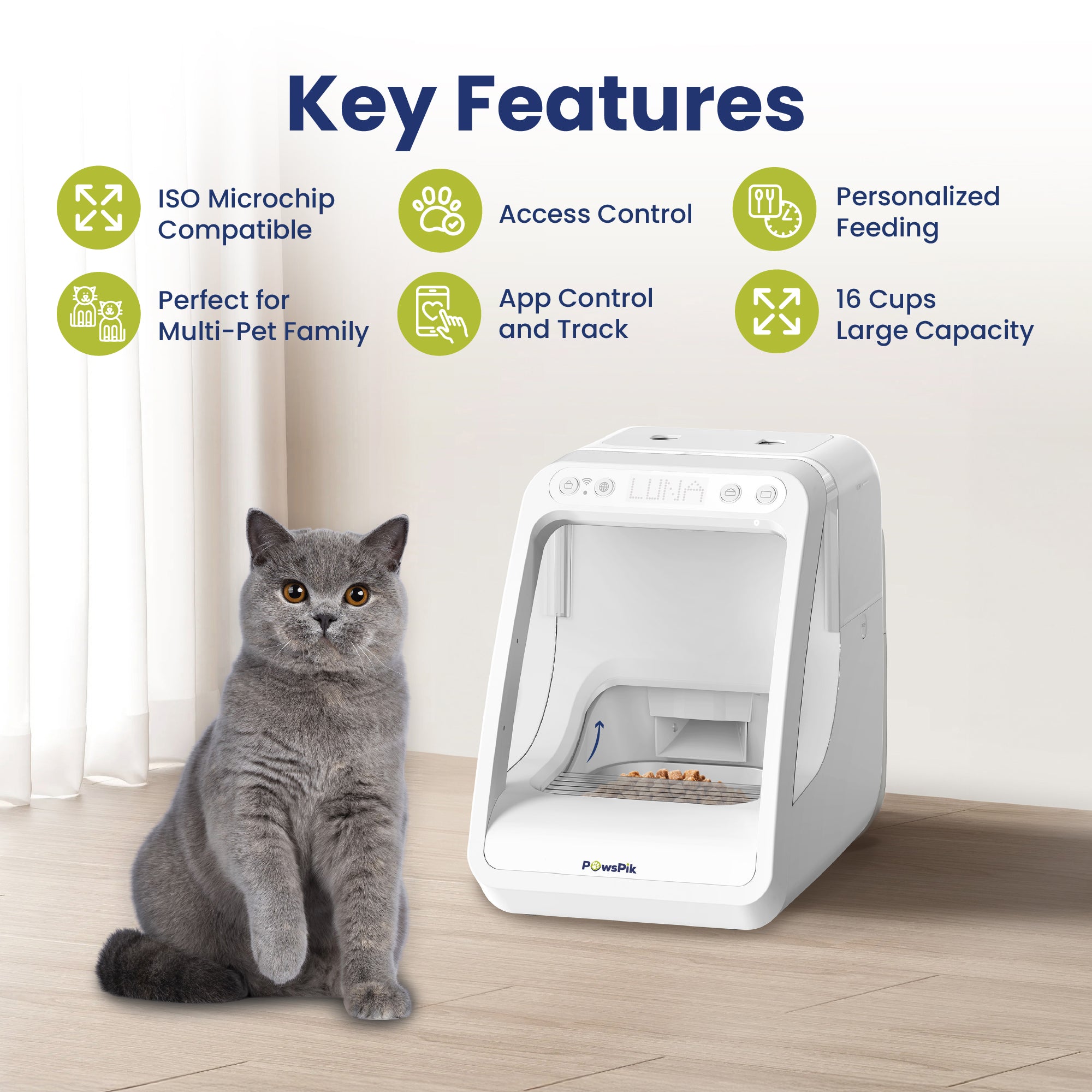 An application scenario or product detail of cat with automatic feeder - Image 11