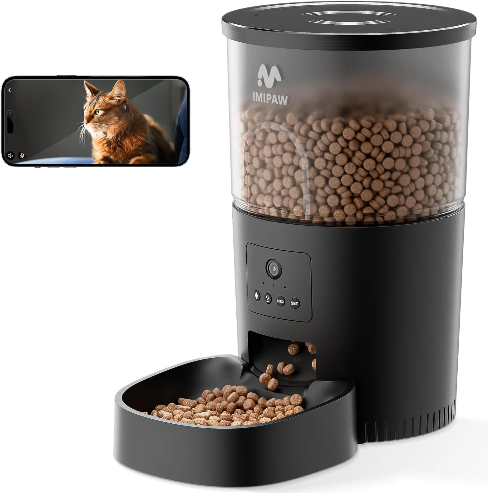 An application scenario or product detail of cat with automatic feeder - Image 18