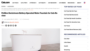 Petlibro - Dockstream Battery-Operated Water Fountain