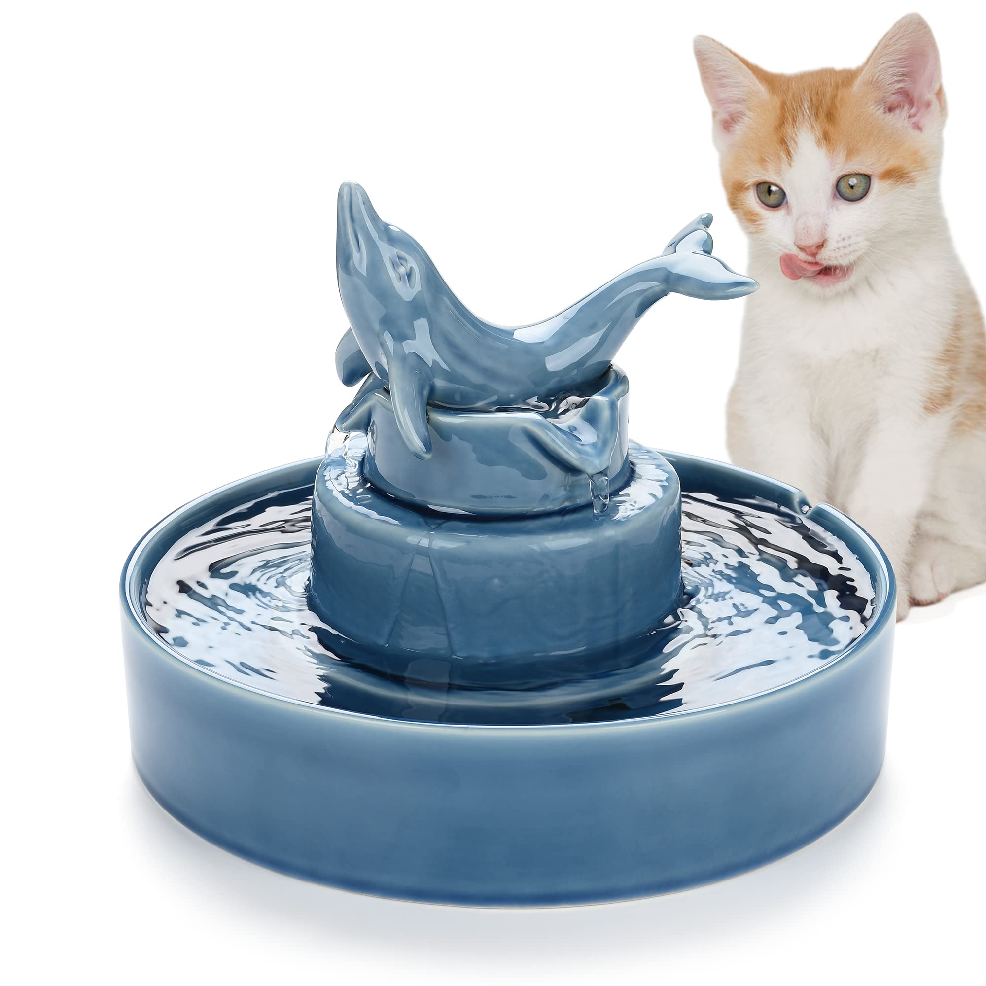 An application scenario or product detail of ceramic water dispenser for cats - Image 18