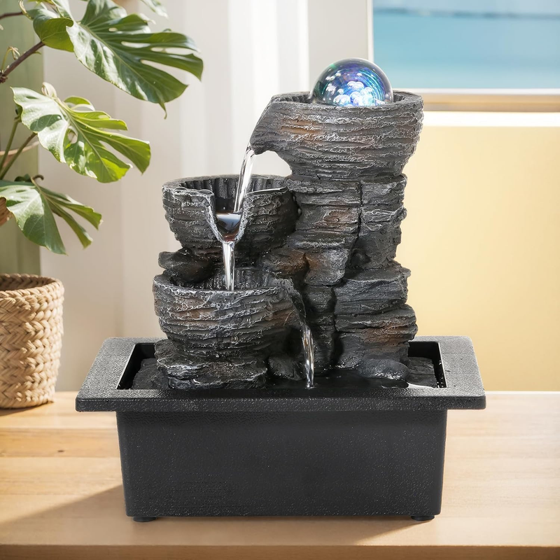 An application scenario or product detail of ceramic waterfall fountain - Image 16