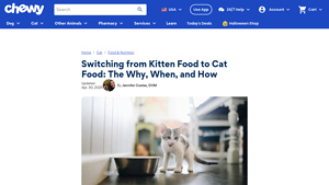 Chewy - Kitten Food Guide