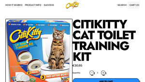 CitiKitty - Cat Toilet Training Kit