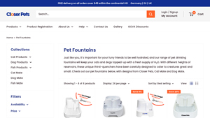 Closer Pets - Cat Mate 3-Level Pet Fountain