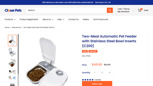 Cat Mate - Two-Meal Automatic Pet Feeder