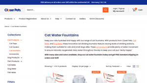 Closer Pets - Cat Water Fountains