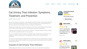 Community Animal Hospitals - Urinary Tract Health Solutions