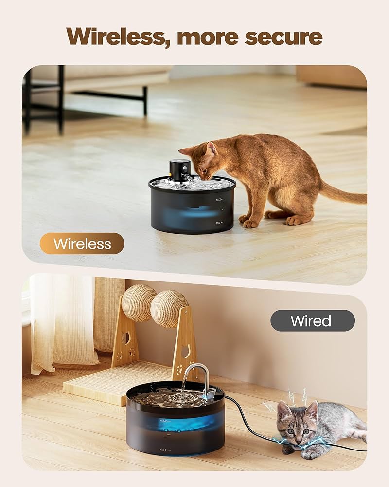 An application scenario or product detail of cordless cat water fountain - Image 9