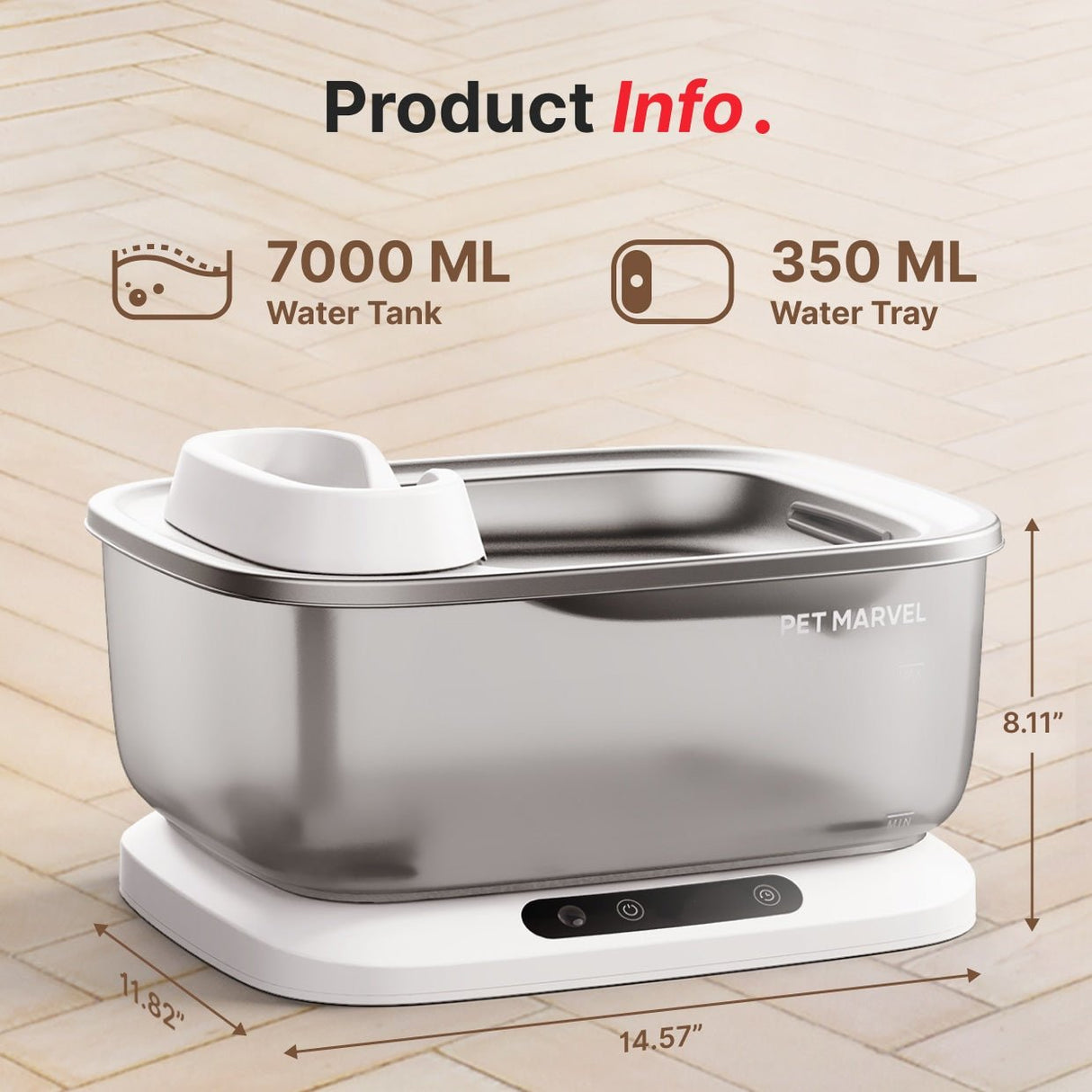 An application scenario or product detail of cordless dog water fountain - Image 6