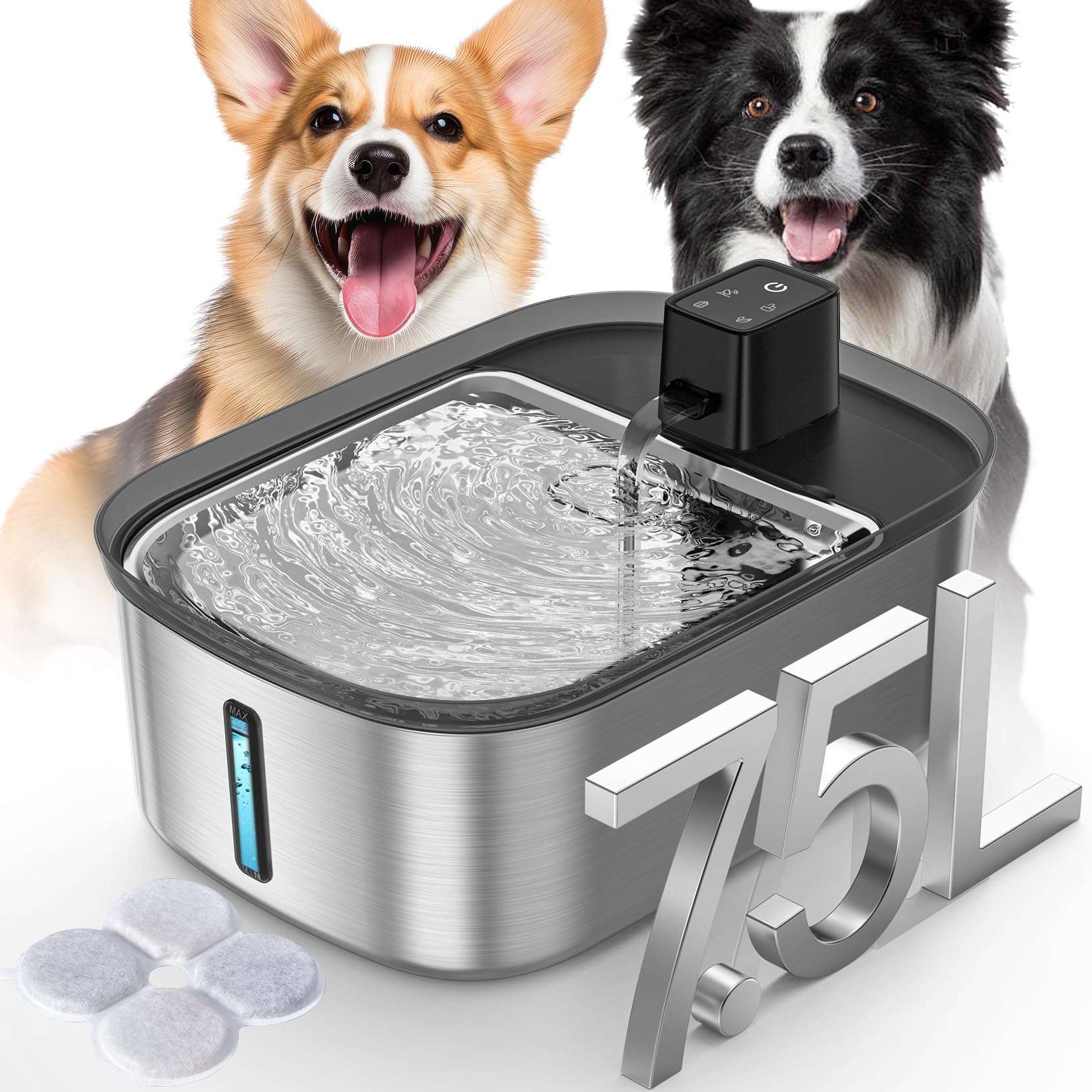 An application scenario or product detail of cordless dog water fountain - Image 16